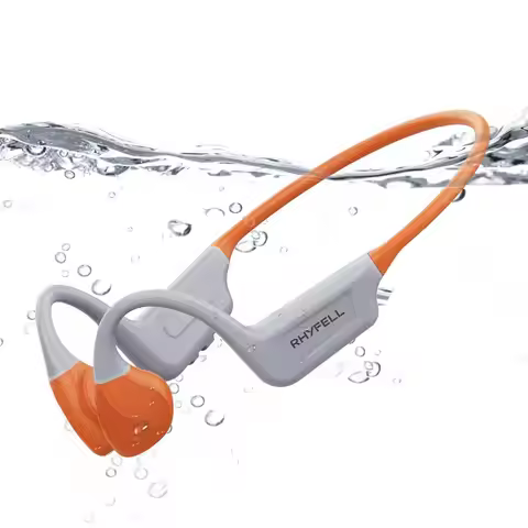 Headphones, IP68 Waterproof Bone Conduction Headphones, Builtin 32GB MP3 Player, Bluetooth 5.4 OpenE