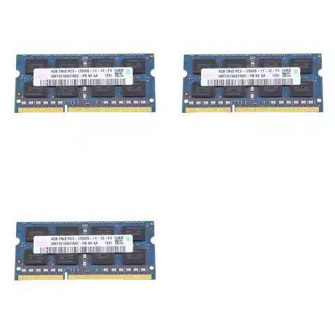 3X For Hynix DDR3 4GB Laptop RAM Memory 1600Mhz PC3 12800 2RX8 1.5V 16 IC SODIMM Memory Only For