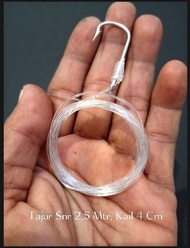 TAJUR IKAN GABUS PANJANG 2.5 M KALI UKURAN 4 CM - PANCING IKAN - TEGER IKAN BESAR