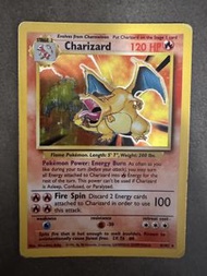 Charizard 4/102 Base Set Pokemon TCG 初代噴火龍 美版 raw卡