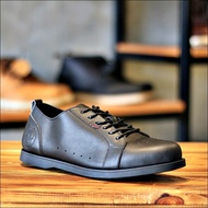 SEPATU PRIA PANTOFEL CASUAL BRADLEYS COLLIN BLACK - SEPATU KERJA KULIT