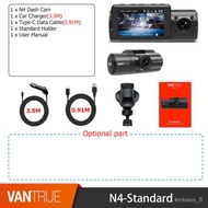 🍒Vantrue N4 Dash Cam 4K Car Video Recorder 3 in 1 Car DVR Dashcam Rear View Camera with GPS Infrared Night Vision For Tr