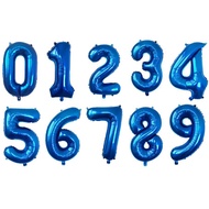 32 Inch Blue Number Balloon 0 1 2 3 4 5 6 7 8 9 Number Ballons Baby Shower Birthday Party Wedding De