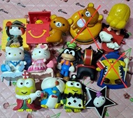 公仔擺件/吊飾（Sanrio/Minions/Snoopy/Rilakkuma鬆弛熊/妖怪手錶/迪士尼/熊本熊...）