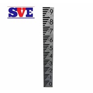 Aluminium Stick / Staff Gauge plate with number 1meter