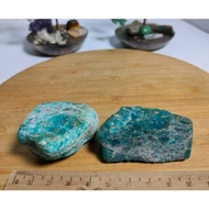 Stone Blue Apatite Roughnatural 124 grams