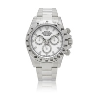 Rolex Rolex Cosmograph Daytona White 'APH' Blue Lume Error Dial (Reference 116520). An unworn stainl