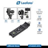 Leofoto NR-140 Long Plate Stainl Slide with Clamp Tripod