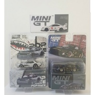 MiniGT Nissan S15 Silvia LB-Super Silhouette& Mazda RX7 LB-Super Silhouette& Pop race Skyline GTR V8