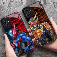 DK-71 Kamen Rider HD Glass Casing for VIVO Y22 Y35 Y75 Y28 Y22S V25 Y55 iQOO Z6
