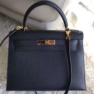 kelly28 深藍 ❤ epsom 金扣 💋