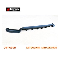 Diffuser หลัง Nspeed ใส่ Mitsubishi Mirage2020