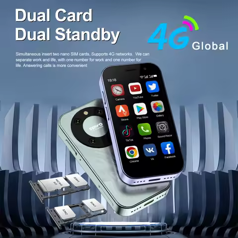 SERVO KING 9000 3.0" HD Display Small Smartphone Android 10.0 Network 4G LTE 2GB+16GB 2000mAh Face R