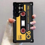 1pc Creative Tape Recorder Magnetic Pattern Four-Corner (Camera Lens Film) Luxury Fashion Shockproof
