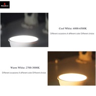 GU10 COB LED Spotlight 6W MR16 Bulbs Light 220V White Lamp Down Light