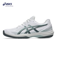 ASICS Men COURT HUNTER FF Indoor Court Shoes in White/Ocean Haze