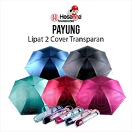 ️️2-Fold Umbrella + Bag Plain Color 7K Folding Umbrella Souvenir/ ️️