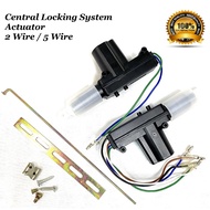 Universal Actuator Gun Power Center Lock 2 Wire / 5 Wire Wira Blm Iswara Kancil Central Door Lock Ac