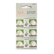 [6 Pieces] T&E AG6 SR920SW LR920 371 Button Alkaline Battery