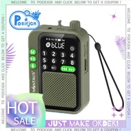 C90 Mini Pocket FM Radio Digital Radios Receiver   MP3 Speaker with LED Display Recording Sleep Time