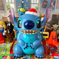 迪士尼 星際寶貝史迪奇2013年聖誕節限定特別款爆米花桶耶誕節玩具禮物擺件收納糖果可愛造型