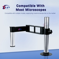 MS01 Long Arm Microscope Bracket Microscope Base with Screw Hole Flexible Metal Arm Base Bracket Ele