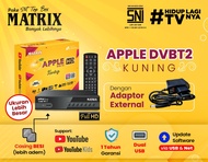 STB MATRIX APPLE KUNING SET TOP BOX  / SET TOP BOX UNTUK TV TABUNG / STB TV BOX DIGITAL MURAH / STB 