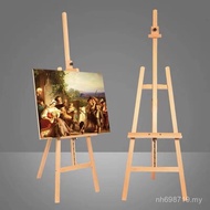Easel Easel Lifting Beech Rice Sketching Easel with Slide Oil Easel Handle 1.5 Racks Rear Support Ea