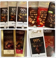 $53減至 $5 Lindt 瑞士蓮 Les Grandes 榛子朱古力 34% Hazelnuts/  Casino 85% Cacao Intense 朱古力/  Lindt 瑞士蓮  85% 特