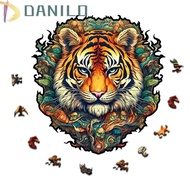 DANILO1 Sunflower Alien Wood Puzzle, Difficult Wooden Special-shaped Puzzle, Irregular Shape Cartoon Creative Butterfly Wooden Puzzle Educational Toy