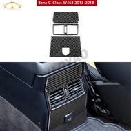 Carbon Fiber Rear Air Vent Outlet Panel Cover Sticker For Benz G-Class G63 W463 2013-2018 Car Interi