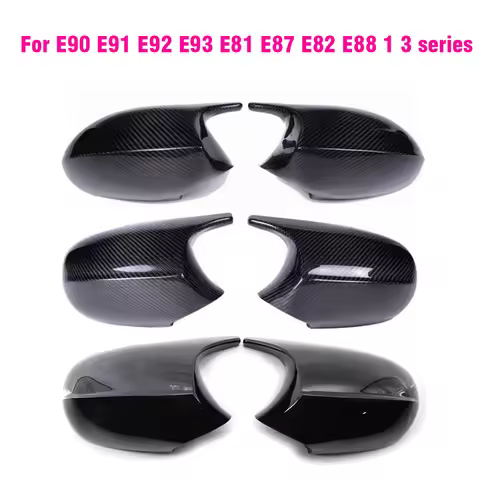 Rear view Mirror Covers Caps for Bmw E81 E82 E87 ,116i 118i 120i E88 E90 E91 2008-2011, 320i 330i 33