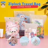 24 X 35 CM Travel Bag Zipper Lock Pouch Organizer Multipurpose Plastic Waterproof Shoe Large Size