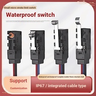 HQCG Waterproof G5W11 Normally Open 2 Wires 3 Wires Small Micro Switch 10A Stroke Limit Anti-dust D2