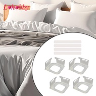[Lohobby] 4 Pieces Bed Sheet Holders Sheet Keepers Easy Install Keep Sheets Tight