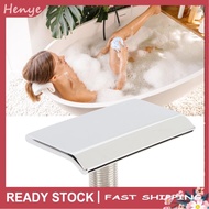 Henye G0.5 External Thread Bathroom Tub Faucet Stainless Steel Waterfall Spout Bathtub for SPA Swimm