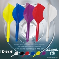 CONDOR AXE 120 Darts Flight - TEAR DROP Condor Axe 120 Integrated Dart Flight (SAYAP ARROW)