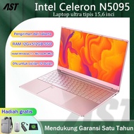 Laptop Pink N5095 RAM 12G+512GB SSD 15.6 inci Layar IPS HD untuk
