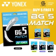 Buy 5 Free 1 YONEX BG5 Match Badminton String