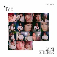 MINI STICKER IVE SWITCH (CONTENTS: 18 PCS) TRANSPARENT CHROMO STICKER HOLOGRAM JPOP ANIME JAPAN JAPA