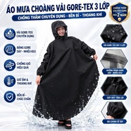 Specialized waterproof 3-layer GORE-TEX fabric raincoat