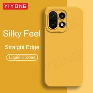 For Oneplus15 Case YIYONG Silky Feel Liquid Silicone Soft Cover For Oneplus 15 15R One Plus 13 R 13R