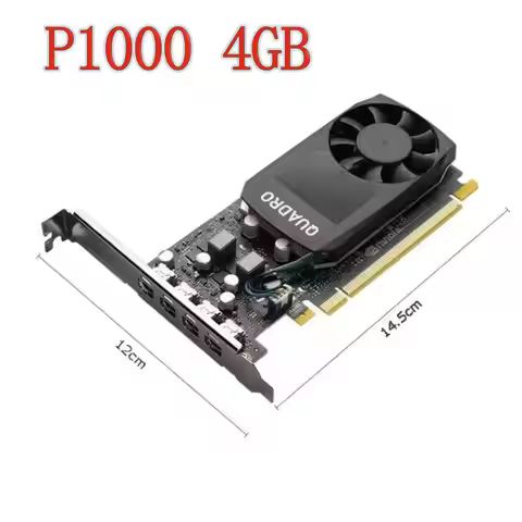 For NVIDIA Quadro P400 P600 P620 2GB GDDR5 PCI Express 3.0 x16 Mini DP Professional Graphics 100% Te