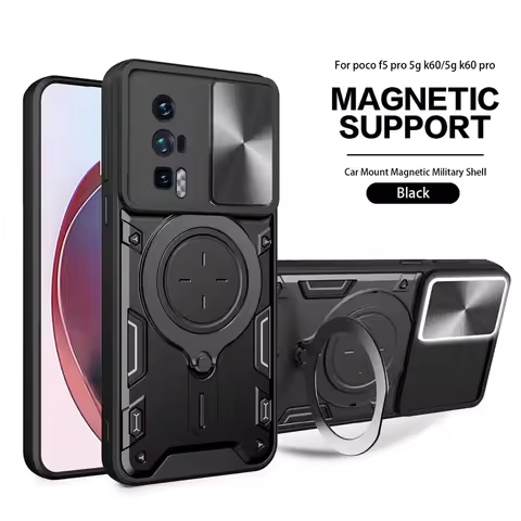 For Xiaomi Poco F5 F5 Pro 5G Case Magnetic Ring Holder Armor Phone Cases For Mi Pocco F5 Poco F5 F5 