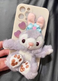 迪士尼 史黛拉stella iPhone 12pro手機殼 可愛紫色兔子