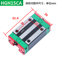 HIWIN Linear Slide Block EGH15CA HGH20HGW25 30 45SA CC MGN7 9 12C Single Row Roller Bearing Steel Ma