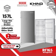 Khind Refrigerator Peti Sejuk Single Door Fridge 157L RF165