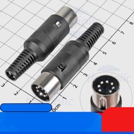 [3 Pieces]- 7-Pin Male DIN Head IC2 Component Wire Connector