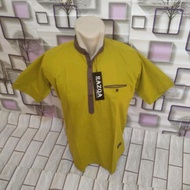 Kemeja koko Pria Warna Lime kombinasi
