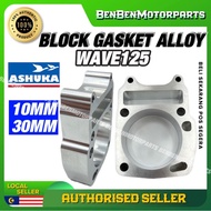 WAVE125 BLOCK GASKET ALLOY 10MM 30MM 100% ORIGINAL ASHUKA WAVE 125 BLOK GASKET ASHUKA